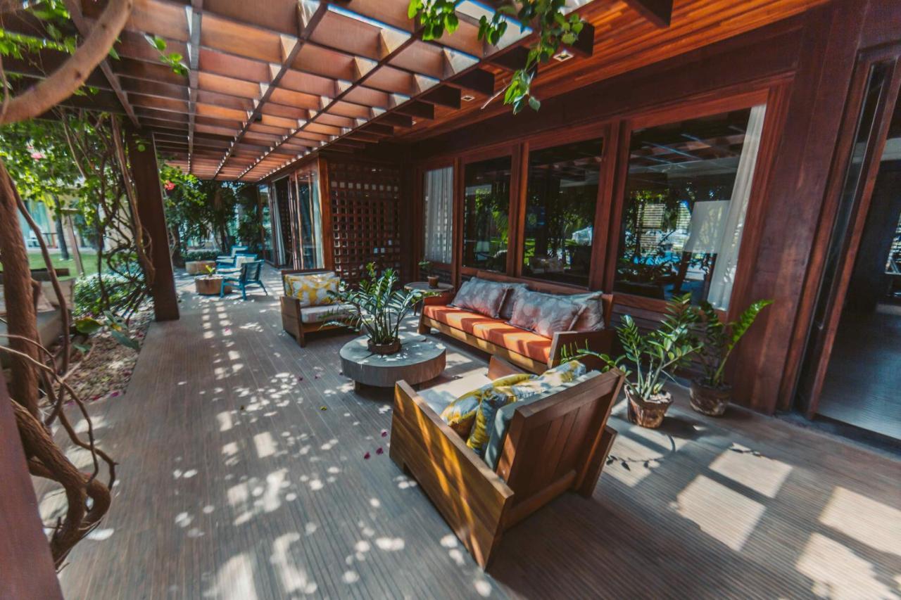 Carmel Cumbuco Resort Exterior foto The interior of the hotel